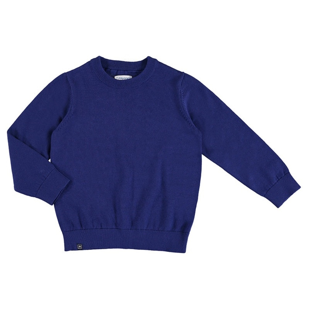 Size 8 Boys Mayoral Blue Knit Sweater Timeless Style - Picture 3 of 3